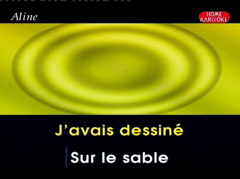KARAOKE CHRISTOPHE - Aline