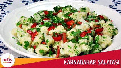 Karnabahar Salatası Tarifi
