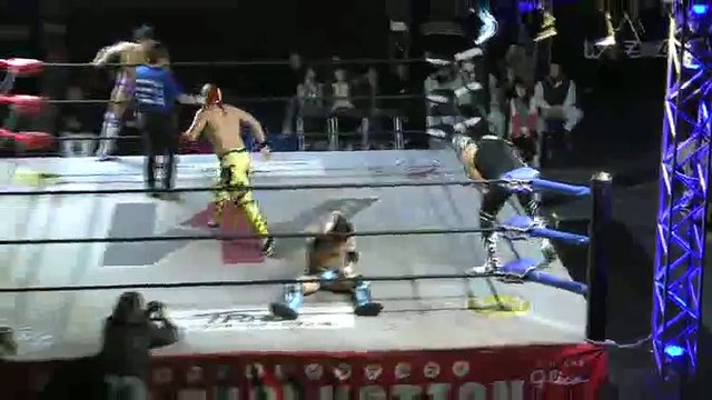 Minoru Tanaka & Seiki Yoshioka vs. Andy Wu & El Hijo del Pantera (WRESTLE-1)