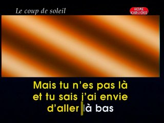 KARAOKE RICHARD COCCIANTE - Le coup de soleil