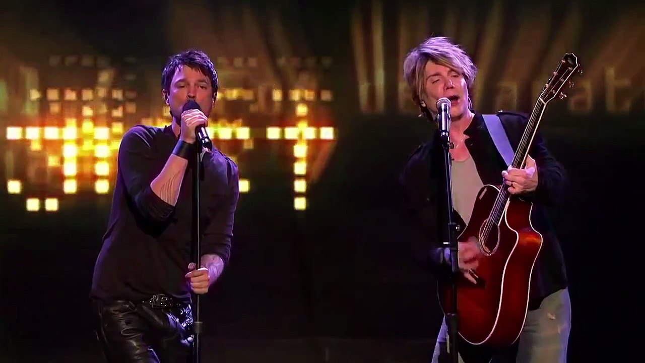 Top 3 Jeff Gutt Sings Iris with John Rzeznik - THE X FACTOR USA 2013