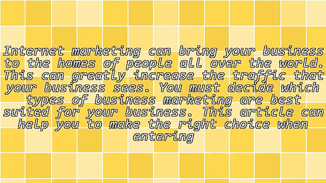 Solid Internet Marketing Advice For A New Business