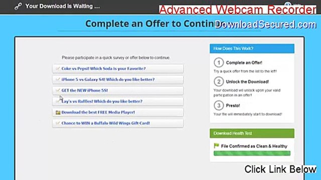 Advanced Webcam Recorder Download Free [Free of Risk Download 2015]
