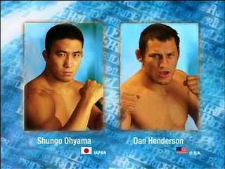 Dan Henderson vs. Shungo Oyama @ [PRIDE 25 - Body Blow] 2003.03.16