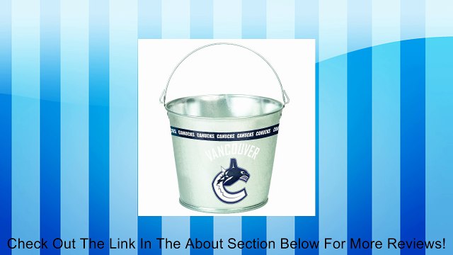 NHL Vancouver Canucks 5 Quart Galvanized Pail Review