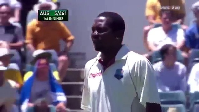 Cricket Fight Sulieman Benn v Australians Australia v West Indies 3rd test at Perth 2009