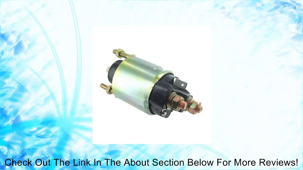 Starter Solenoid 12 Volt, 3 Terminal, Intermittent Duty, Denso Replacement for John Deere Tractor & Gator UTV Review