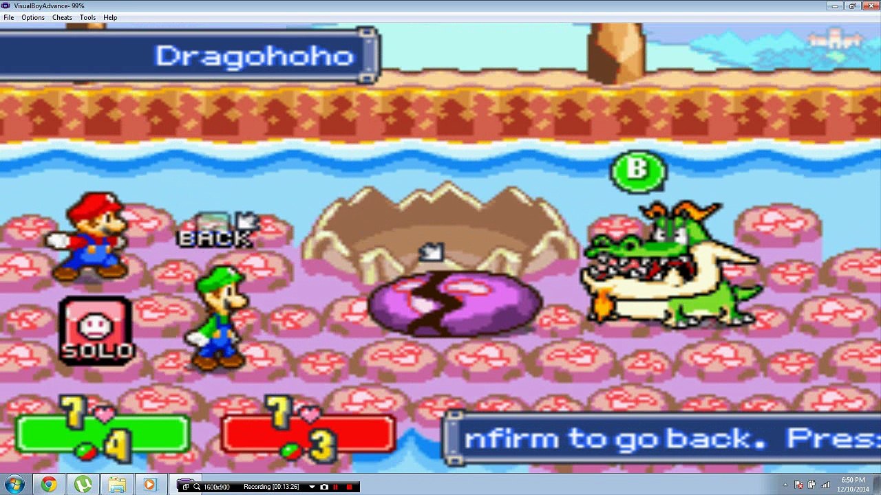 LP #5: Mario and Luigi superstar saga eo 5 "Boss fight dragohoho" (Nintendo Game Boy Advance/Eshop) 100% HD
