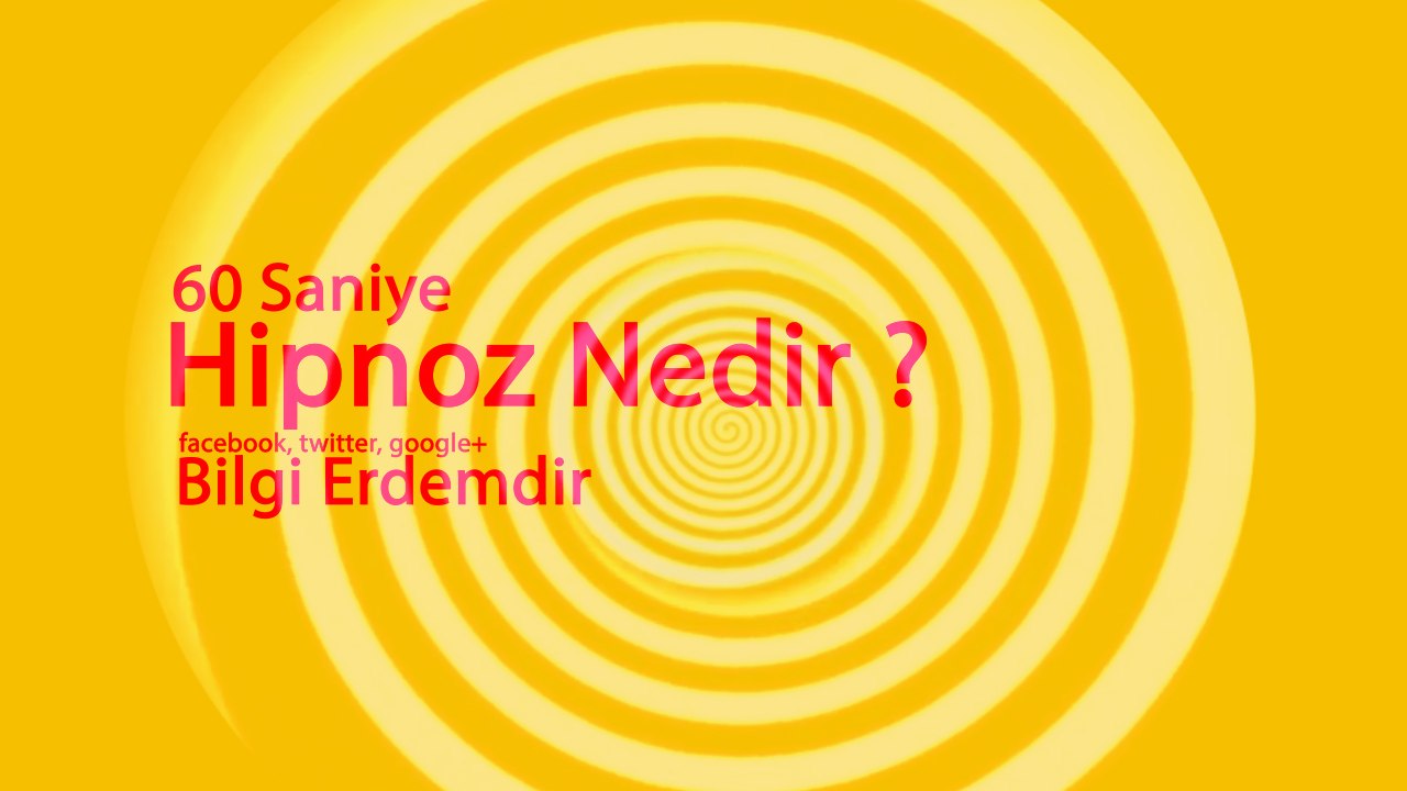Kısaca Hipnoz Nedir? 60 saniye (1 dakika) video