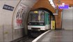 MF88 : Arrivée à la station Place des Fêtes sur la ligne 7bis du métro parisien