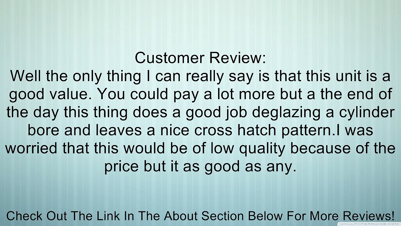 Cal-Van Tools 357 Disc Brake and Small Engine Hone Review