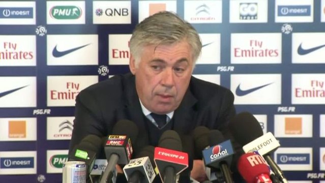 FOOT - L1 - PSG - Ancelotti : «Sans Alex ni Thiago Motta»