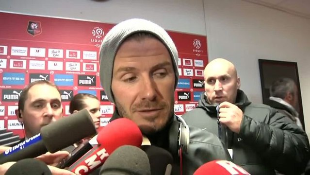 FOOT - L1 - PSG - Beckham : «Continuer comme ça»