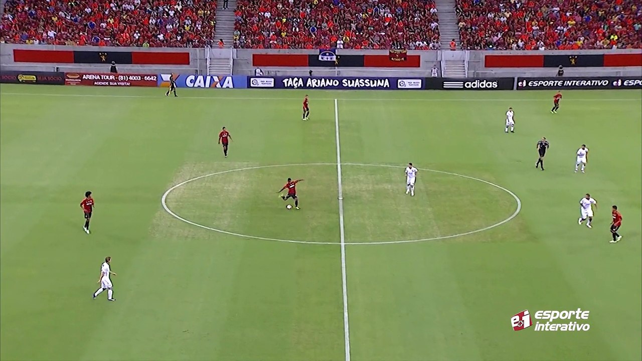 Após belo lançamento, Samuel abre o placar para o Sport