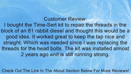 TIME-SERT Tap Guide M12X1.5 Part # 32155 Review