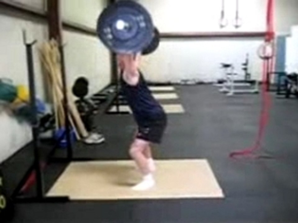 Jim 205# OH Squat
