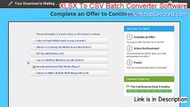 XLSX To CSV Batch Converter Software Free Download [Free of Risk Download]