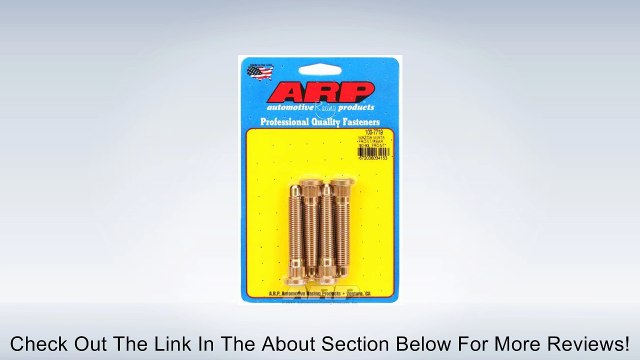 ARP 1007719 Wheel Stud for Front and Rear 90-93 and Front 94-05 Mazda Miata - Pack of 4 Review