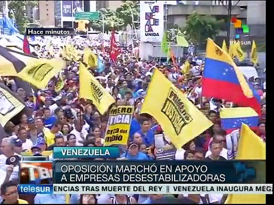 Venezuela: opositores realizan "Marcha de las Ollas Vacías"