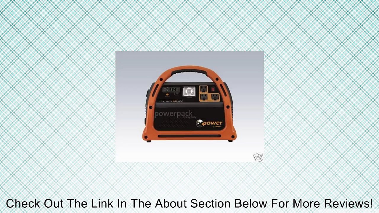 Xantrex Powerpack 600 Jump Starter, Power Inverter & Emergency Backup Power Source Review