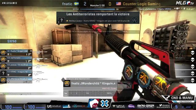 MLG XGames Aspen - Fnatic vs CLG - Mirage