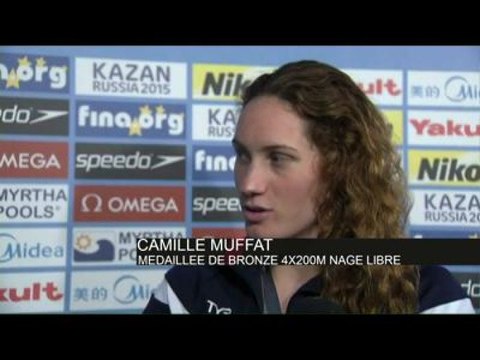 NATATION - ChM - 4X200m : Les Bleues bronzées