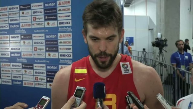 BASKET - EURO - ESP - Gasol : «J'avais une responsabilité»