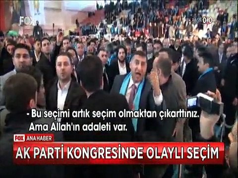 Ak Parti Kongresinde kavga çıkınca Bekir Bozdağ ile Süleyman Soylu terk etti