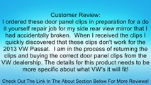 25 Volkswagen Door Trim Panel Retainers Clips Review