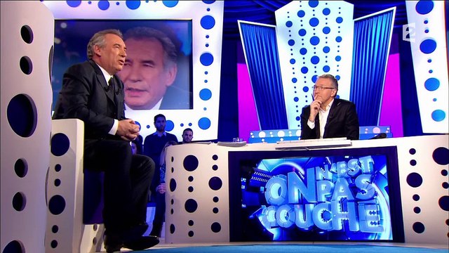 François Bayrou, invité de ONPC sur France2 - 240115