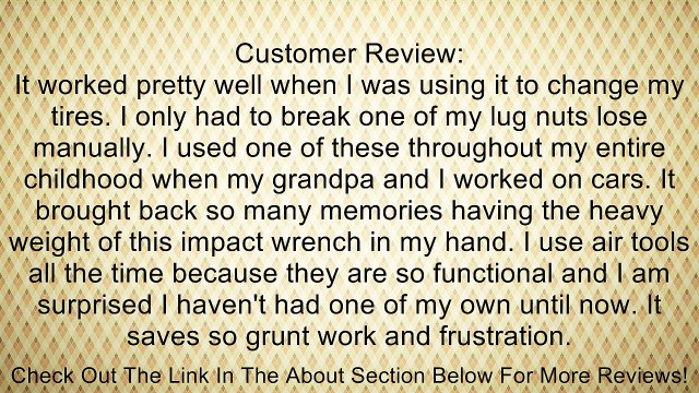 ACDelco ANI405 1/2-Inch Impact Wrench 500-Feet-Pound Review