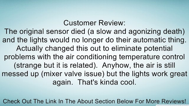 Yf1z13a018aa Sun Load Sensor Oem Ford Review