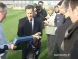 Nicolas Sarkozy à l'Olympique Lyonnais