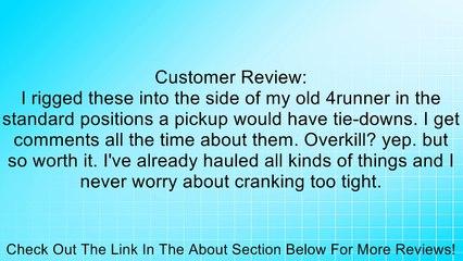 10 Pack of Heavy Duty Cargo Trailer D-Rings for ATV, TOY Haulers Review