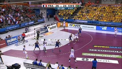 Francuska - Švedska 27-25 (11-12), Nikola Karabatić bez gola (59'...), 24.01.2015. HD