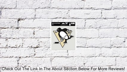 Pittsburgh Penguins Die-Cut Decal - 8''x8'' Color Review