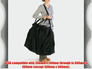 Aluminum Portable TV Stand for up to 60 inch Monitors - Silver