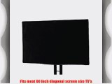 60 Inch Outdoor TV Cover (Front Half Cover) - 13 sizes available