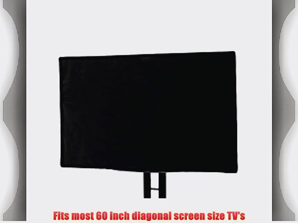 60 Inch Outdoor TV Cover (Front Half Cover) - 13 sizes available