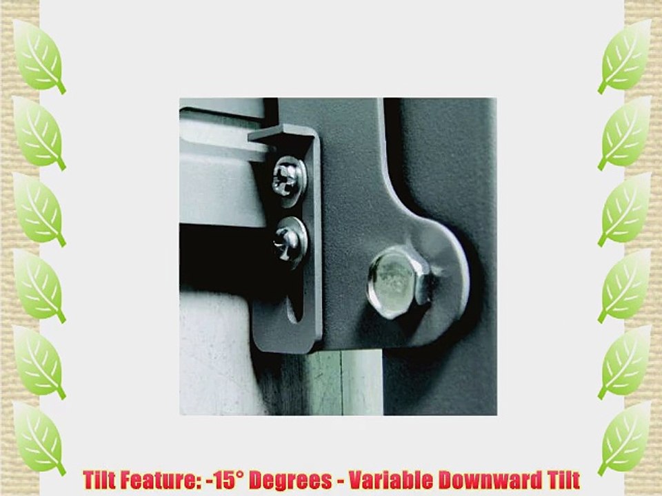 New Premium Universal Adjustable Tilt Tilting TV Wall Mount Bracket for LCD LED Plasma - Black