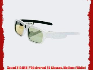 Xpand X104MX1 YOUniversal 3D Glasses Medium (White)