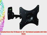 InstallerParts Flat TV Mount 10~32 Tilt/Swivel Lockable LCD-152A Black