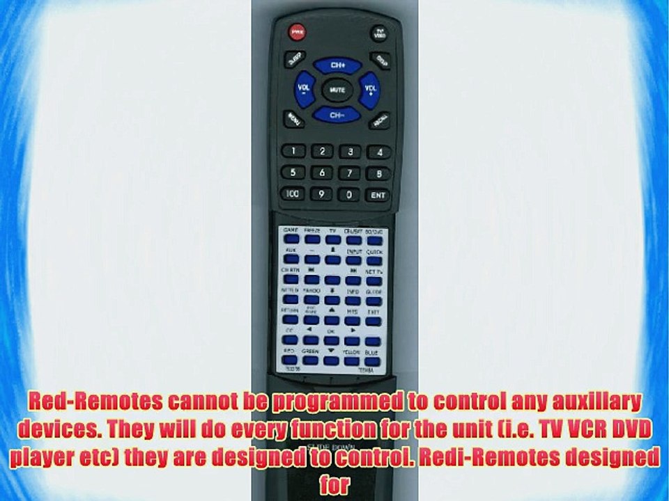 TOSHIBA Replacement Remote Control for 42SL417U 55SL417U CT90366 46SL417U 75022763