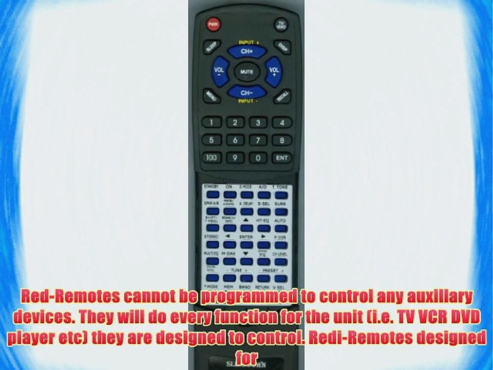 MARANTZ Replacement Remote Control for RC010SR SR5005 307010076002M ...