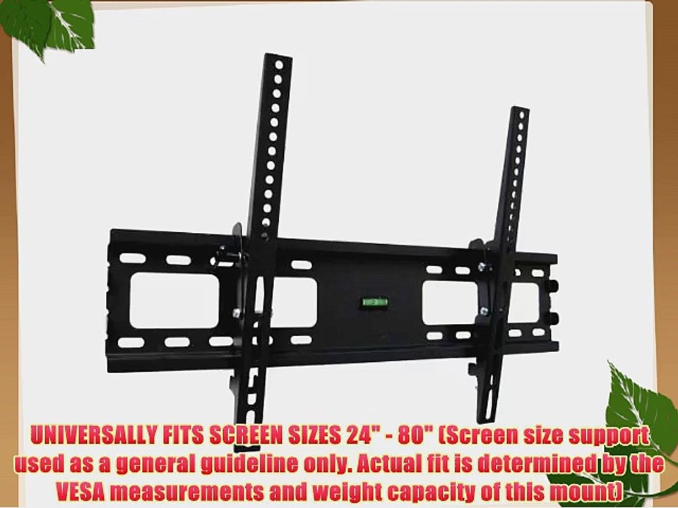 Slim Lcd Led Plasma Flat Tilt Tv Wall Mount Bracket 30 32 37 42 46 47 50 52 55 60 65 70 80