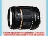 Tamron AF 18-270mm f/3.5-6.3 VC PZD All-In-One Zoom Lens for Canon DSLR Model BOO8E Filter