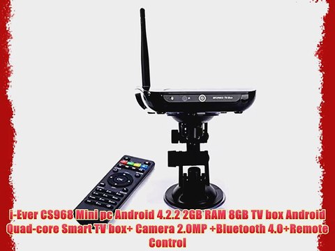 i-Ever CS968 Mini pc Android 4.2.2 2GB RAM 8GB TV box Android Quad-core Smart TV box Camera