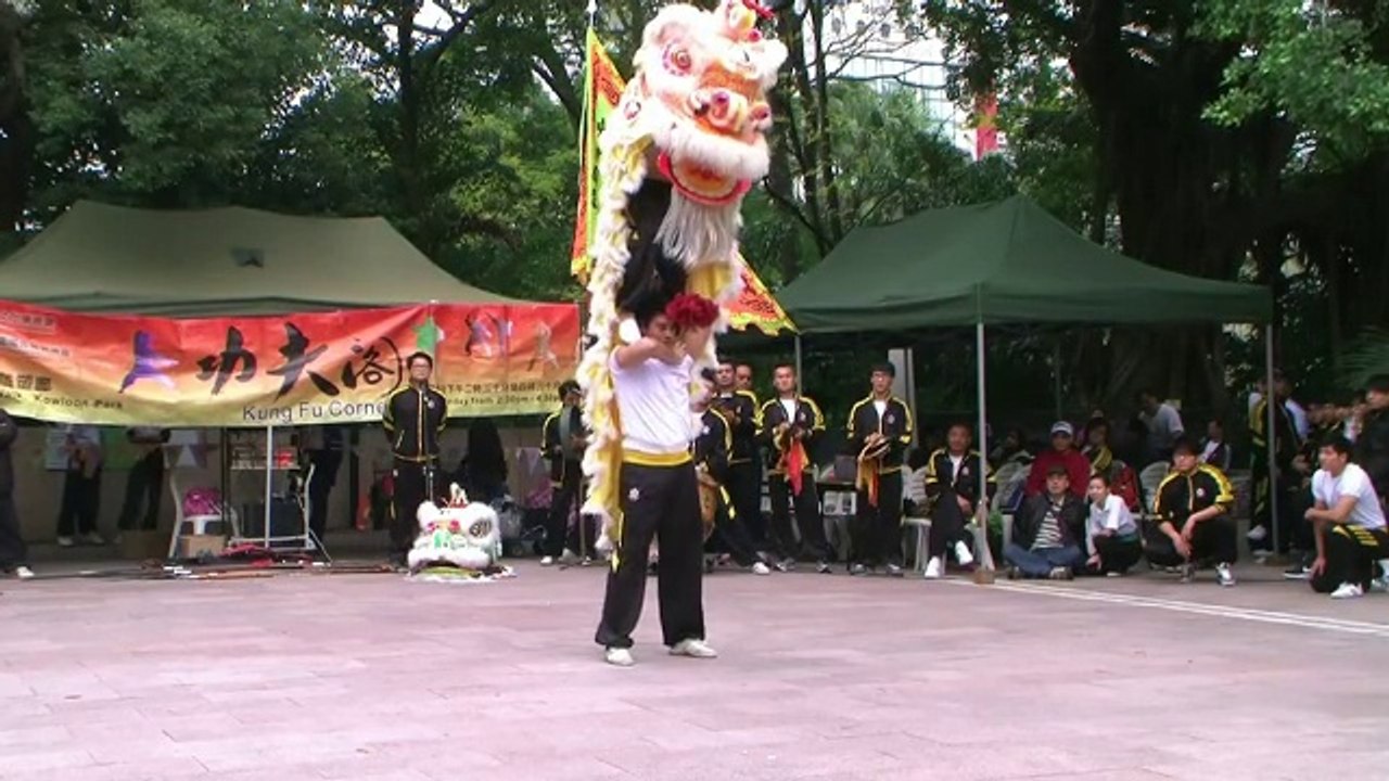 Human Mobile Stage 88C, Jan 2015 Kung Fu Corner Show, Lion Dance Kung Fu,