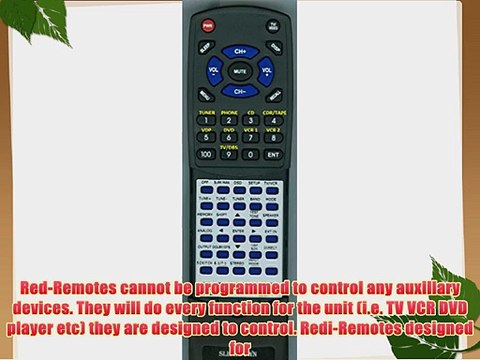 DENON Replacement Remote Control for AVR87 RC883 AVR87BKEU AVR1800 DENON AVR3802