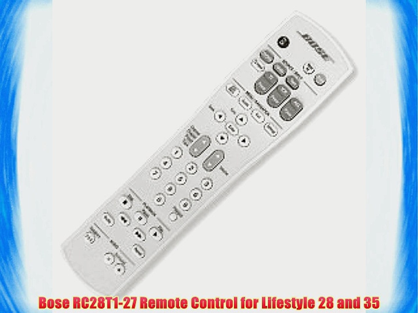 Bose RC28T1-27 Remote Control for Lifestyle 28 and 35 - video Dailymotion